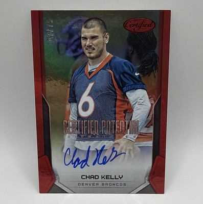 Panini 2017 Certified Chad Kelly Broncos Potential Signatures RC Auto 7/75