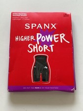 NIB SPANX Women's Sz XL High-Waisted Higher Power Shaper Short Very Black 2745