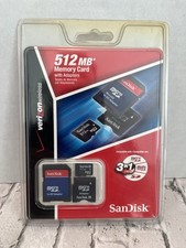 SanDisk Mobile Ultra 512MB MicroSD Class 2 Memory Card w/ Adapters Verizon