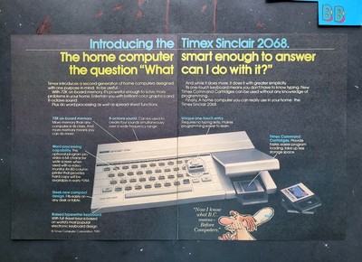 Timex Sinclair 2068 Computer Promo 8 Page Print Advertisement 1983