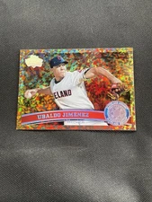 2011 Topps Update Cognac Diamond Anniversary #US108 Ubaldo Jimenez - Clevland