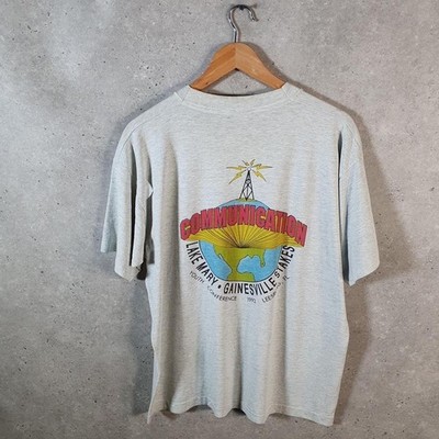 Vintage Screen Stars Lake Mary Gainesville 1992 Florida T Shirt Mens XL Grey