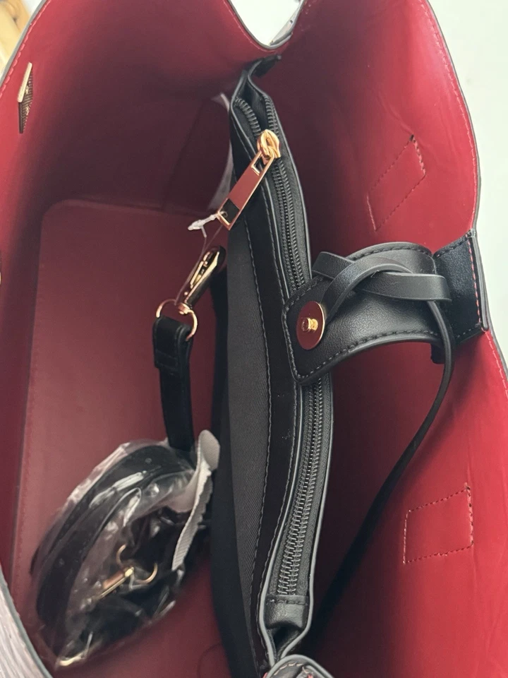 Aldo Brown Tote Bag Leather - Image 2 of 4