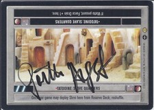 Star Wars CCG - Pernilla August (Shmi Skywalker) - autograph / signed card
