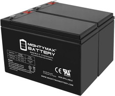 12V 8Ah Battery for Razor MX350, MX400 Electric Dirt Bike - 2 Pack