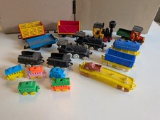 Pakiet plastikowych kolejek, różne