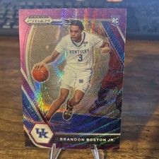 2021-22 Panini Prizm Draft Picks - Brandon Boston Jr. #24 Purple Wave Prizm (RC)