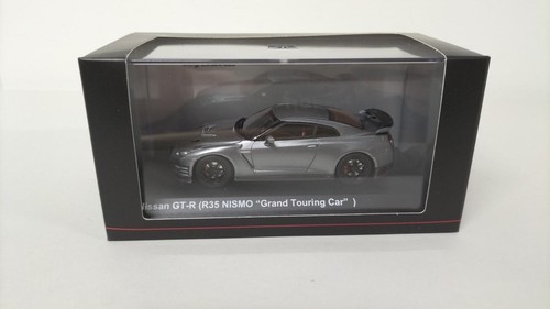 Kyosho Nissan GT-R R35 Premium Edition Gris – Miniature 1/18 Métal Occasion