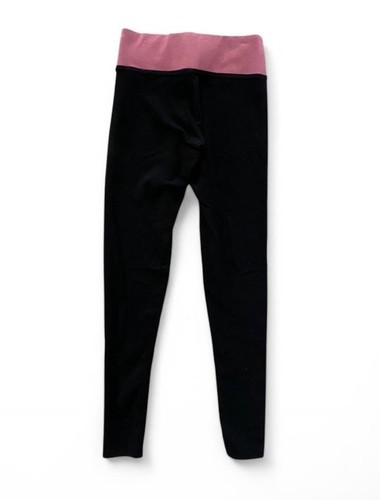 Victoria Secret Pink black sequin logo yoga leggings size XS - Picture 5 of 5