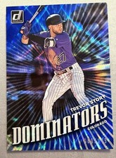 2019 Donruss #D5 Trevor Story Dominators Blue #080/249 SP Colorado Rockies