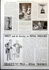 Old Print Alice Wilna Engaged E Marshall Bassett Lowke Model Railway 1912 20th