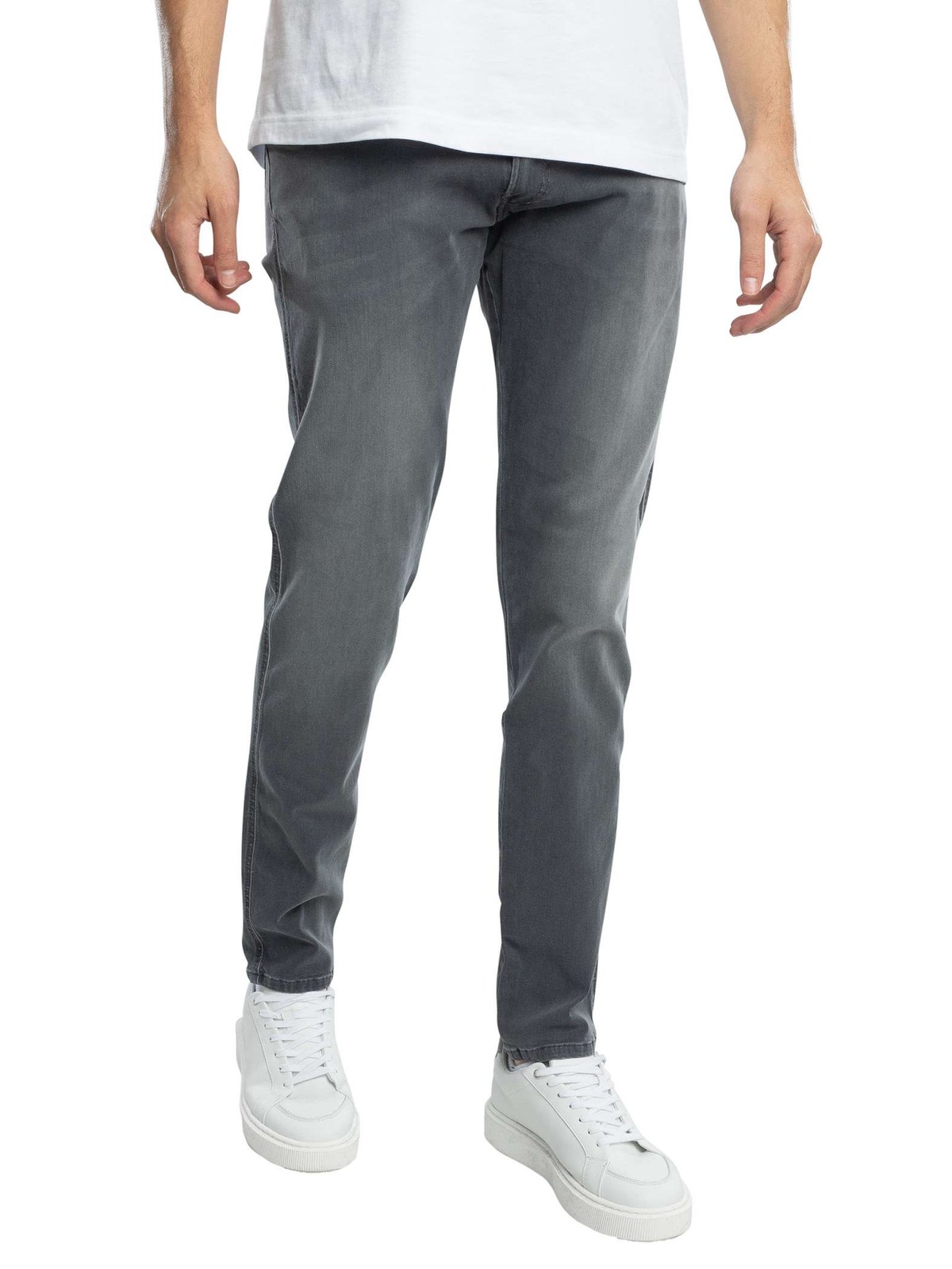 Replay Mens Anbass Slim Jeans Grey 23590₽