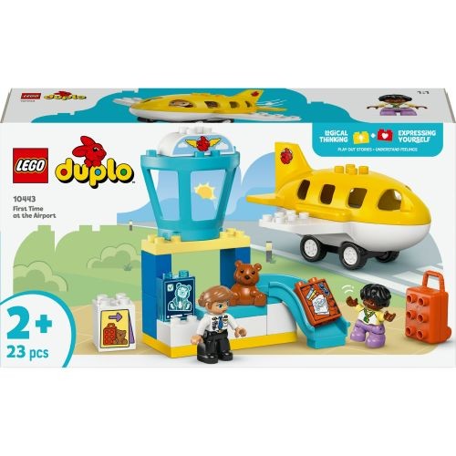 Lego Unisex Duplo First Time At The Airport With Toy Plane 10443 - Immagine 4
