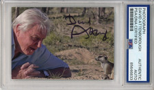 DAVID ATTENBOROUGH SIGNED PHOTO AUTOGRAPH PSA DNA COA Animals Life On Earth BBC