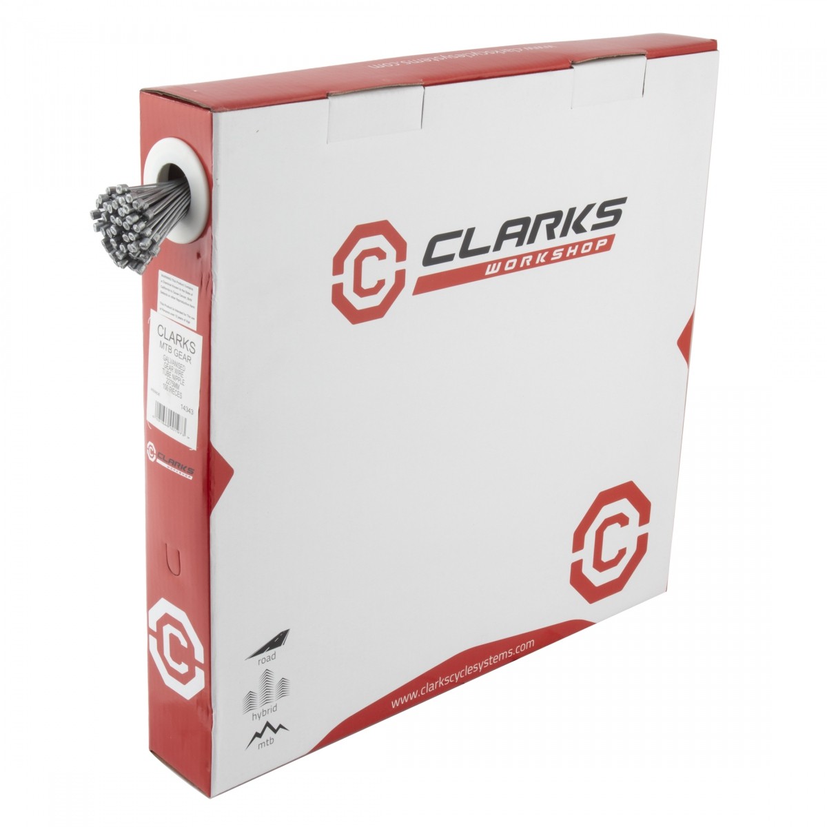 Clarks Оцинкованный трос для переключения передач 2275 мм MTB и шоссейных велосипедов 23990₽