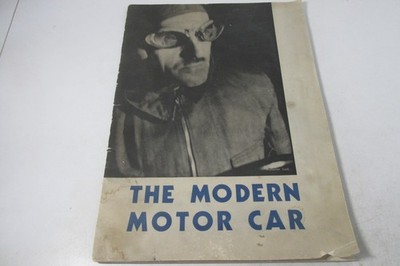The Modern Motor Car - Shell-Mex & B.P. Ltd vintage book, c.1930's. Rare.