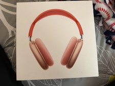 Apple AirPods Max Wireless Bluetooth Over-Ear Headphones Pink Red w/ Smart Case