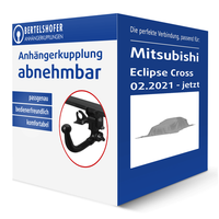 Brink AnhäNgerkupplung Abnehmbar FüR Mitsubishi Eclipse Cross Typ GK AHK