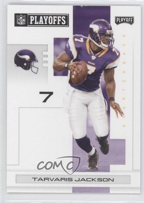 2007 Playoff NFL Playoffs Black 6/199 Tarvaris Jackson #55 0a1