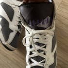 Jordan Boys High Top Basketball Sneakers 7Y Gray White Purple Lace Up Logo — photo 7