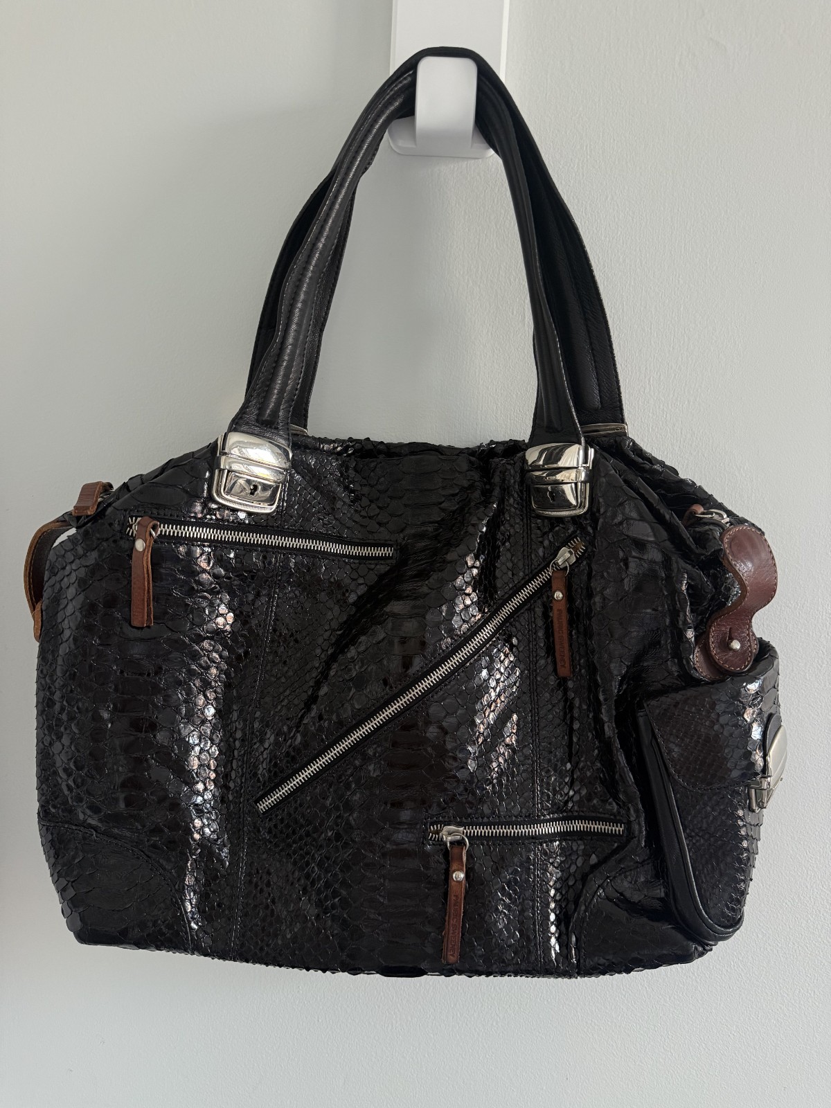 Pauric Sweeney Black Python bag - image 1