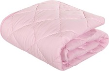 Down Alternative Oversized Toddler Comforter, Super Soft and Warm Solid Color