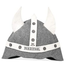 Viking Sauna Hat for Men and Women Wool Felt Sauna Cap for Finnish Sauna,
