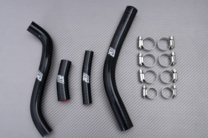 Tuyau radiateur YAMAHA YZ 450F noir anti-surchauffe kit durites eau pour moto 2014 2015 2016 2017