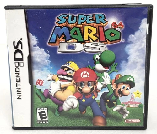 Super Mario 64 DS (Nintendo DS, 2004) with Manual - Tested & Working.