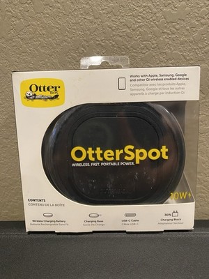 OtterBox OtterSpot Wireless charging System Battery and Base Qi USB-C New