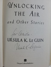 Product Image: SIGNED Unlocking the Air by Ursula K. Le Guin (1996 Hardcover 1st Edition)