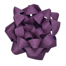 12 Inch Large Gift Bow Glitter Christmas Bows Purple for Gift Wrap 2Pcs