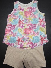 Girls Sz 4-5 Tank Top And Short Outfit
