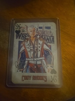 WWE Hot Topic  Cody Rhodes card