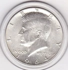 Very  Sharp  1964   Kennedy  Half  Dollar  (90% Silver)  Coin