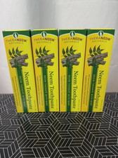 Set Of 4 TheraNeem Naturals Neem Therape Toothpaste With Mint 4.23oz - 05/2026