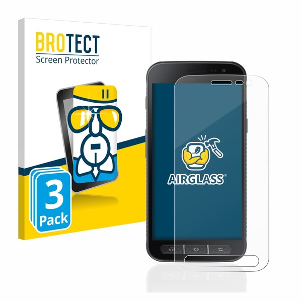 3X Panzerfolie Schutzglas FüR Samsung Galaxy Xcover 4S Displayschutz-image