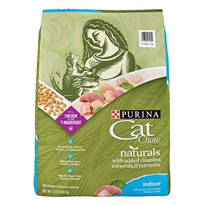 Purina Cat Chow Hairball Control Dry Cat Food, 13 lb Bag