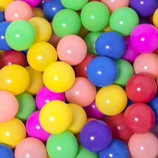 200/500/1000/2000 Count Plastic Soft Plastic Ball Pits Balls Colorful Play Pits