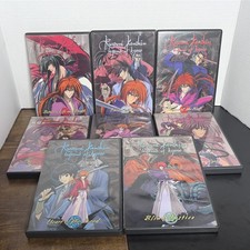 RUROUNI KENSHIN Legend of Kyoto DVDs Anime - Lot of 8