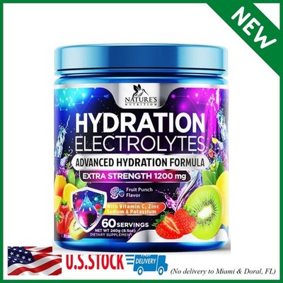 Hydration Replenisher Daily Electrolyte Drink Mix   Hydration Powder for Rapid H