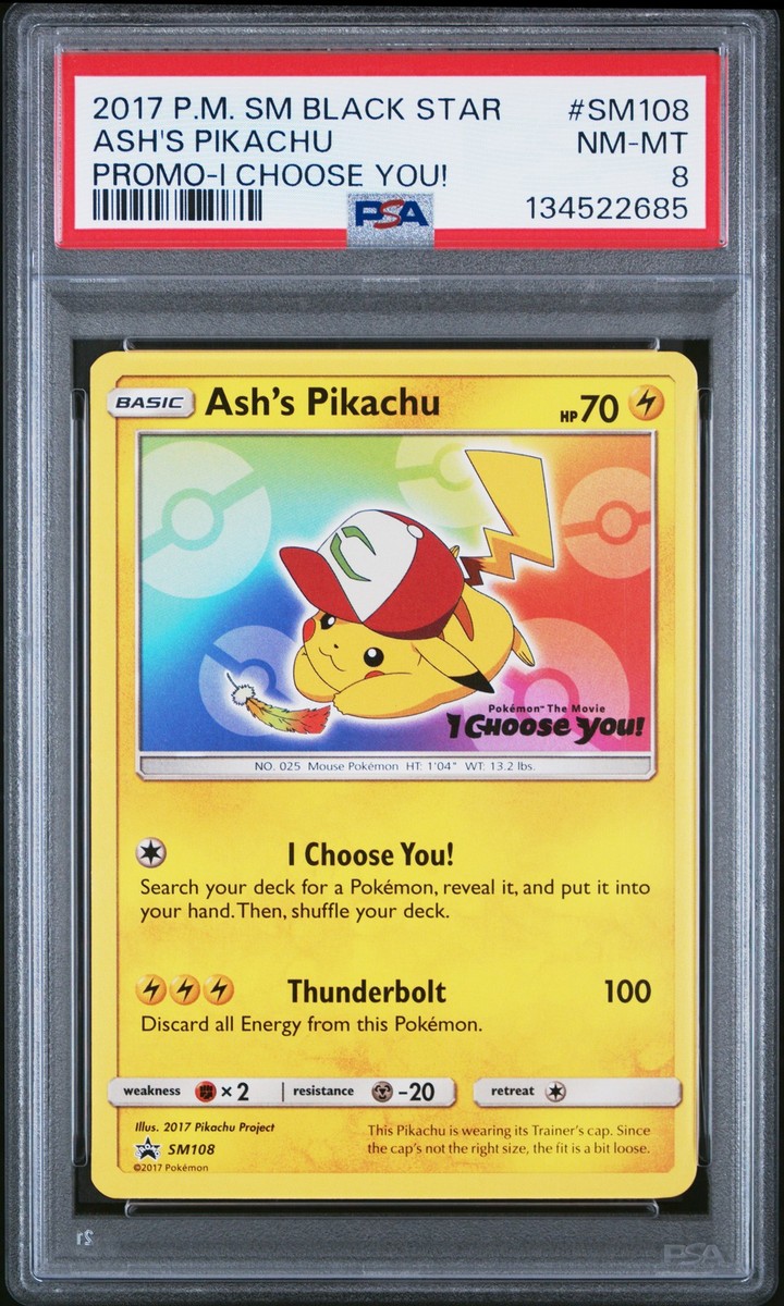 Ash's Pikachu SM108 Sm Regular for sale online | eBay