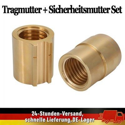 Tragmutter+Sicherheitsmutter For RAV Ravaglioli KPX KPN Romeico R237 Gew.TR40x5
