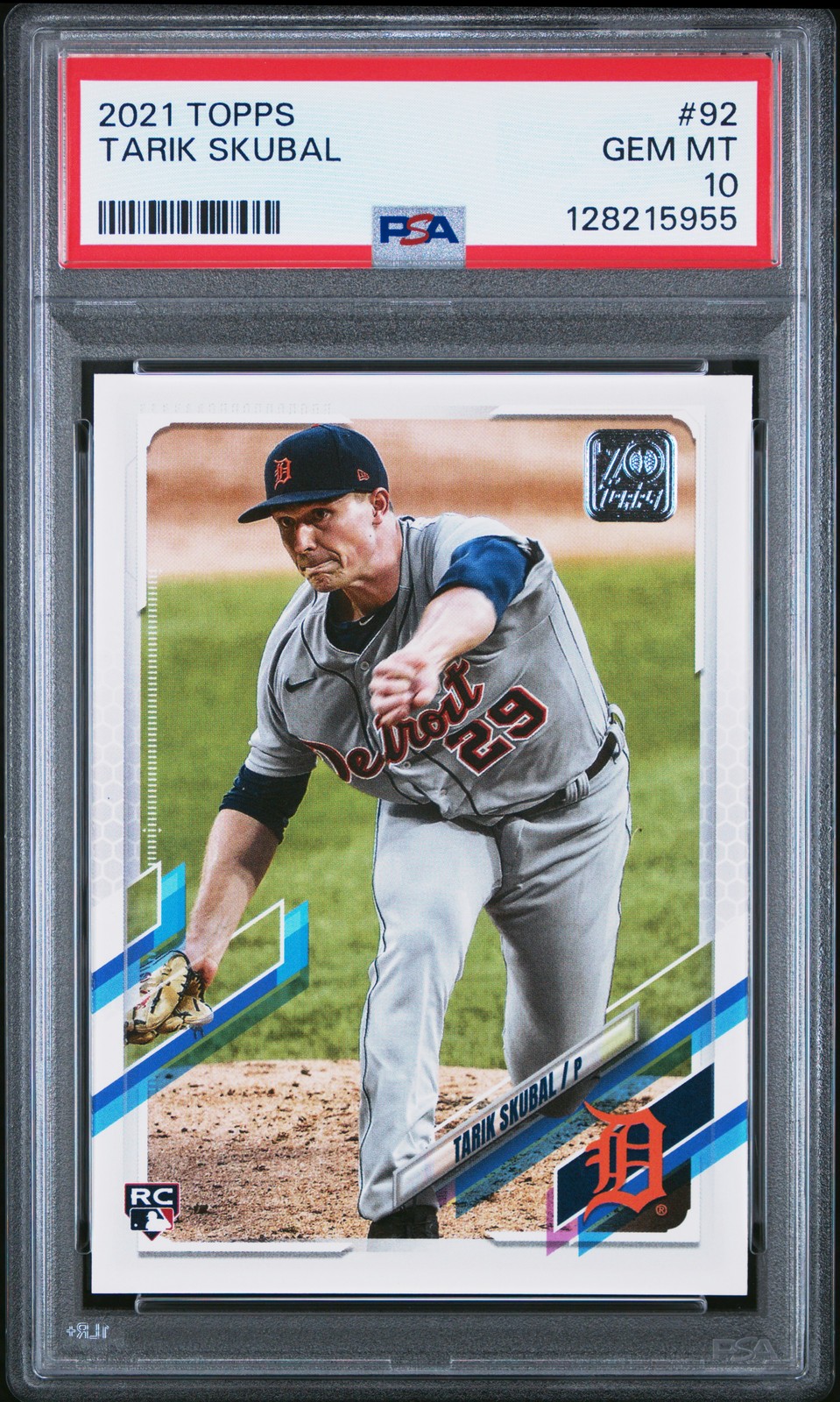 2021 TOPPS TARIK SKUBAL #92 PSA 10