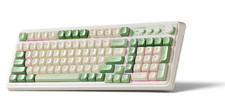 NEW AULA S99 Wireless Mechanical Gaming Keyboard Green Light Cream