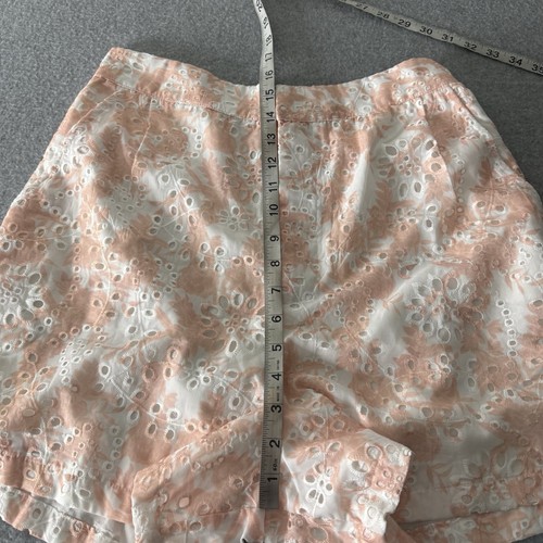 New Gigio USA The Blake Eyelet Shorts High Rise Cottagecore Womens Large  - Picture 9 of 11