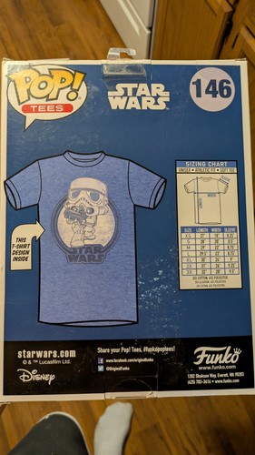 Funko Pop! Tees Star Wars Stormtrooper T-Shirt #146 2xl extra large Gift Ideas - Picture 4 of 6