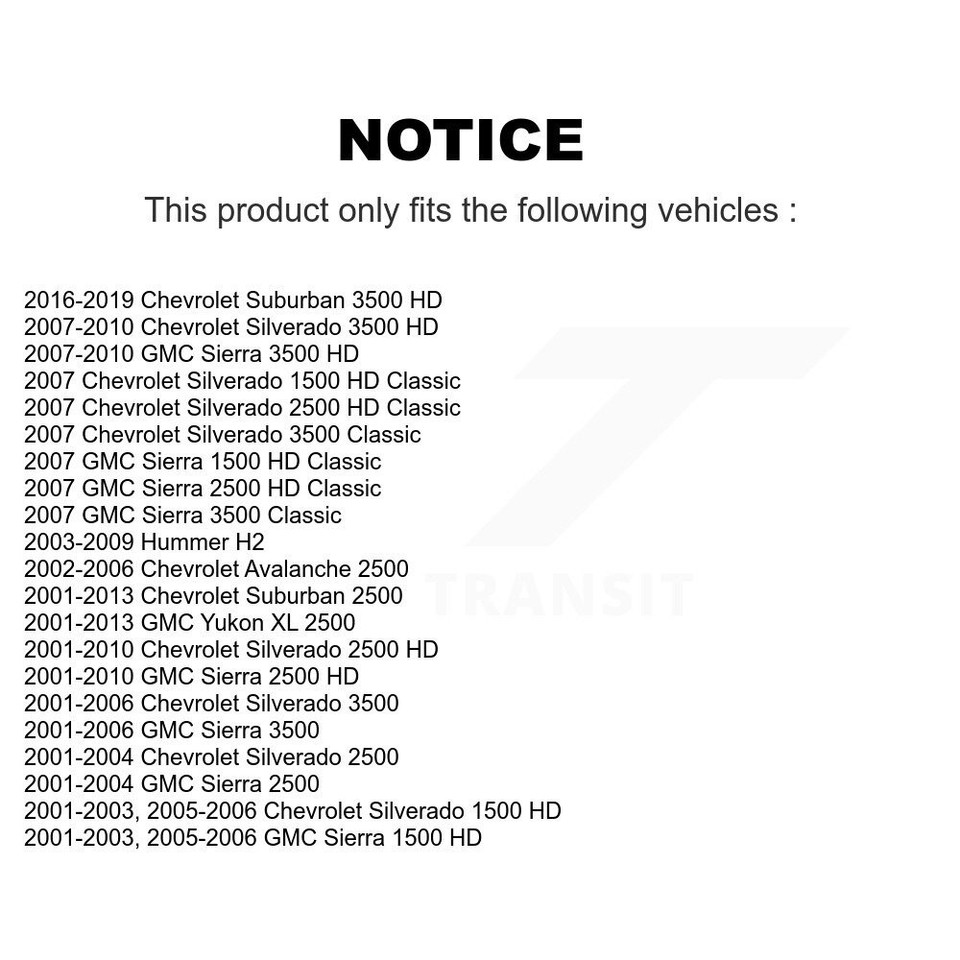 Tie Rod End - Compatible With 2001 - 2010 GMC Sierra 2500 HD 2002 2003 2004 2005 2006 2007 2008 2009 Tie Rod End - Compatible With 2001 - 2010 GMC Sierra 2500 HD 2002 2003 2004 2005 2006 2007 2008 2009