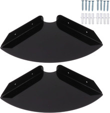 Mensole Angolari, Mensole Galleggianti Angolari in Acrilico Da Parete, Set Da 2 