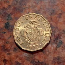 1977 SEYCHELLES 10 CENTS COIN - #B7985